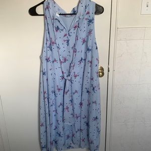 Women’s Elle Bow Back Chiffon Trapeze Dress XXL